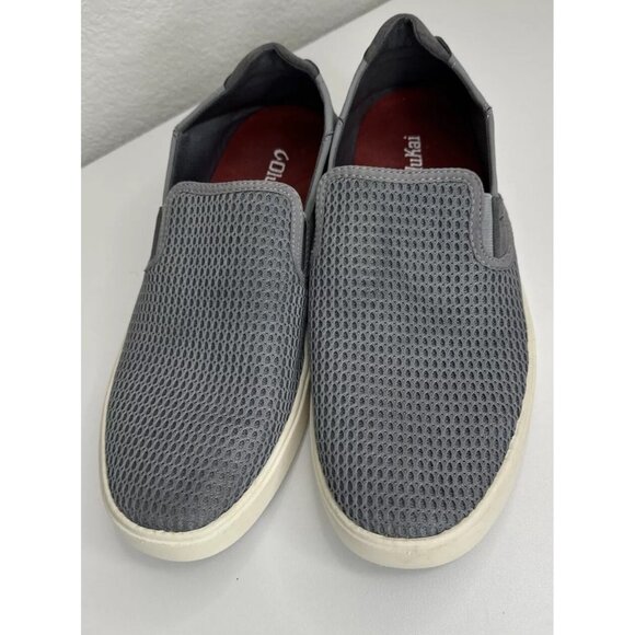 Olukai Men's LAE'AHI Slip On Sneakers Gray Convertible Size 8.5 - Picture 2 of 10